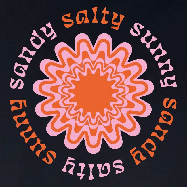 sandy, salty & sunny