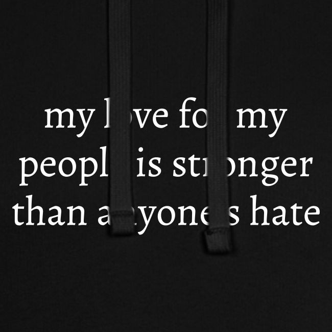 my love for my people