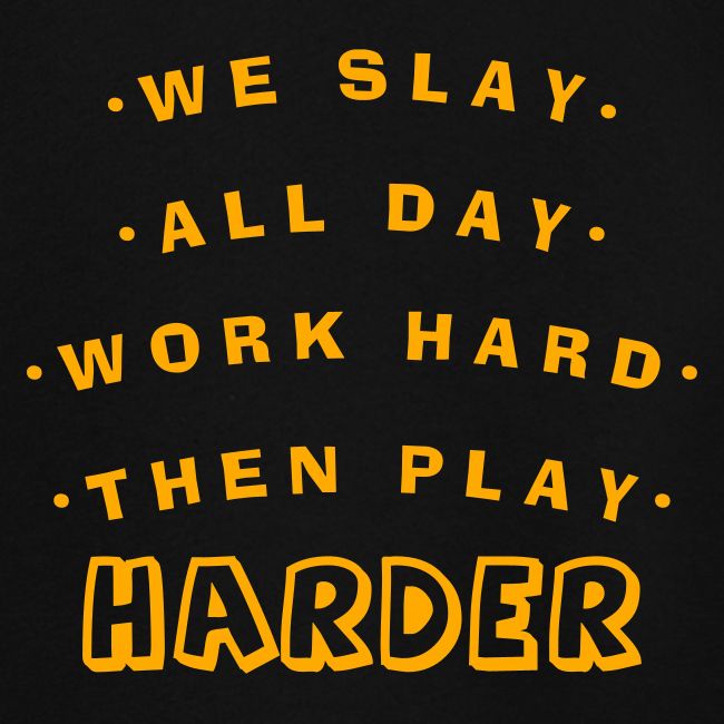 We Slay All Day Shiny Shirt Metallic Silver & Gold