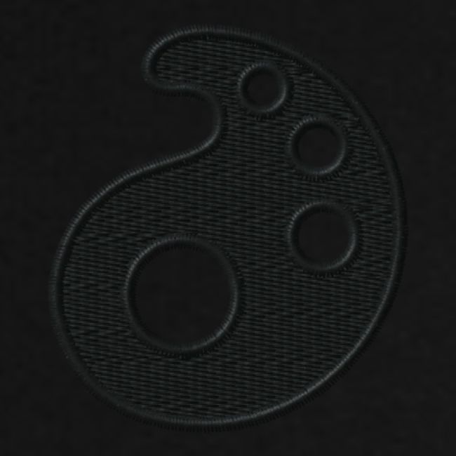 Black Embroidered Palette
