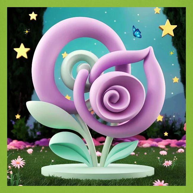 Lila Bloom | Double Floral Eco-Inspired Art