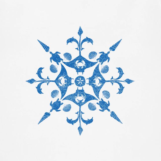 Coastal Christmas Snowflake