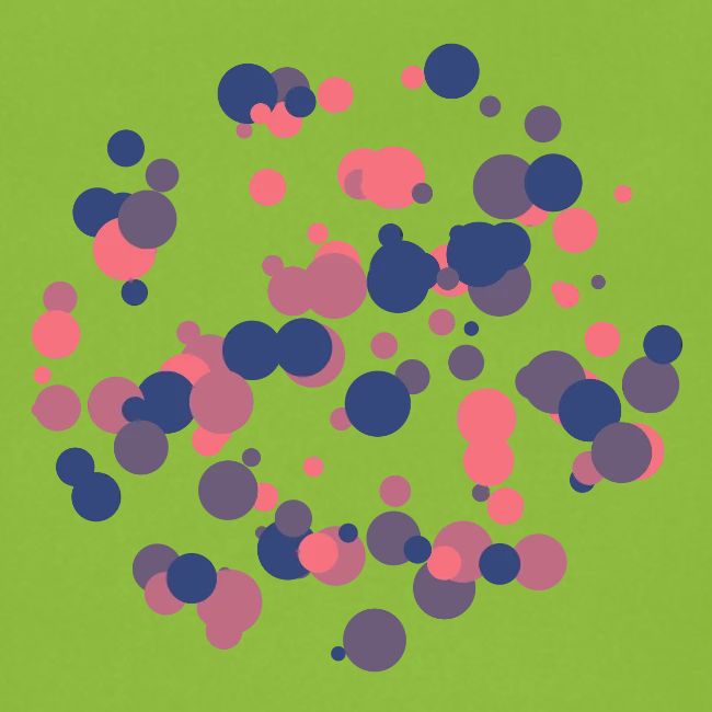 abstract circles pattern