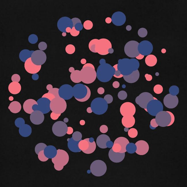 abstract circles pattern
