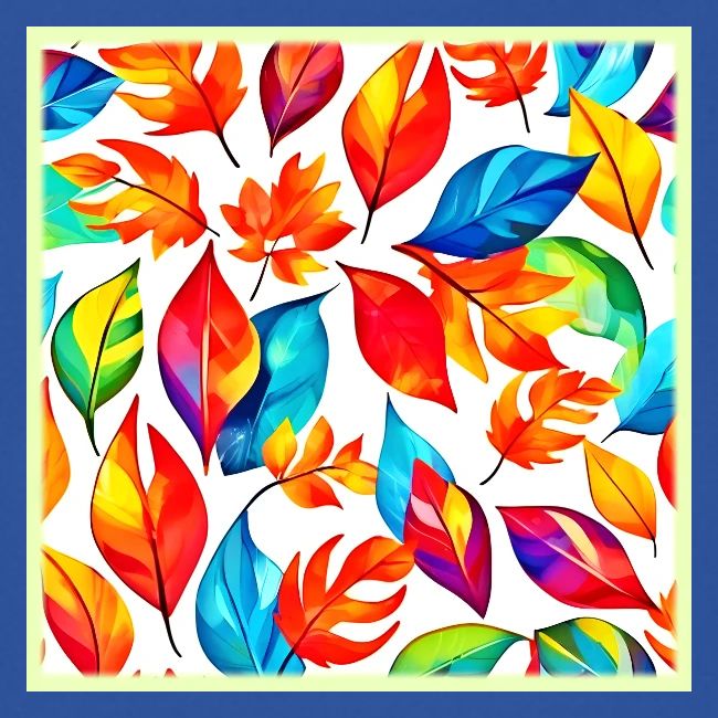 Autumn Leaves Abstract Pattern