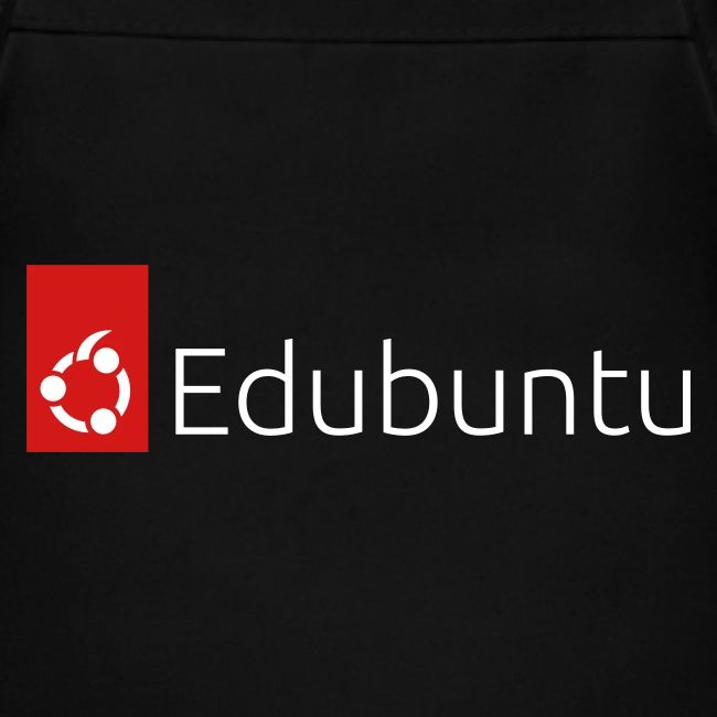 Edubuntu Logo 2023 - White