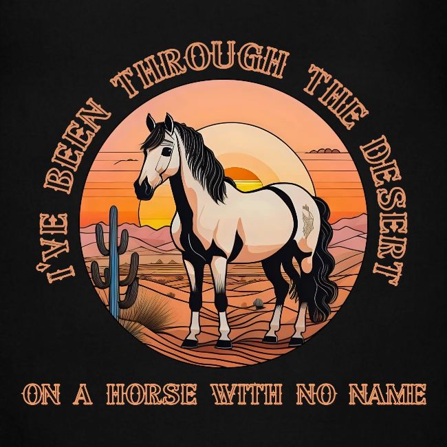 I've been through the desert on a horse
