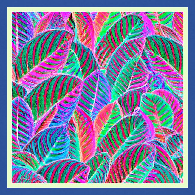 Vivid Leaf Pattern Design