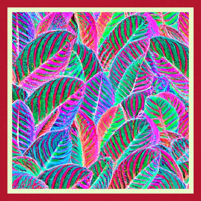 Vivid Leaf Pattern Design