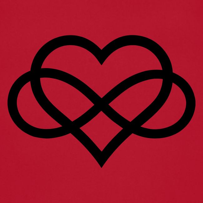 Infinity Heart (black)