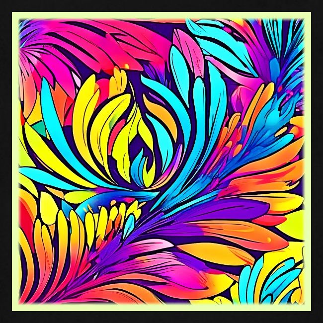 Vibrant Abstract Floral
