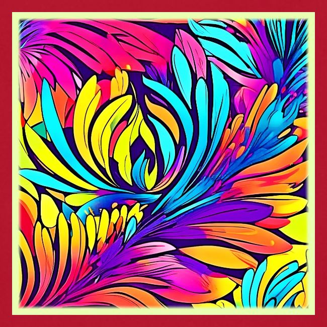 Vibrant Abstract Floral