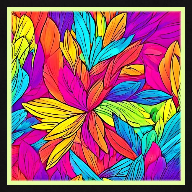 Kaleidoscope Blooms Artwork