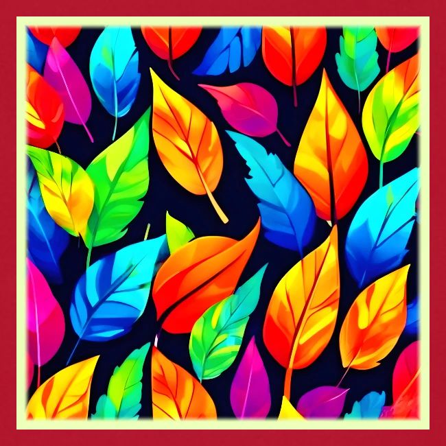 Vibrant Autumn Leaves Pattern