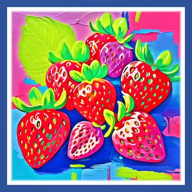 Pop Art Strawberries
