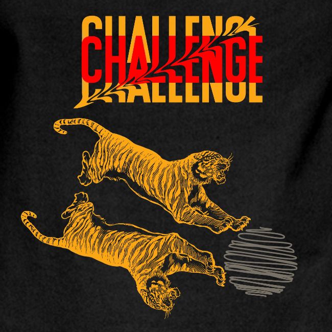 Double tiger fashion, jungle feline animals.