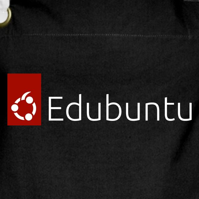 Edubuntu Logo 2023 - White