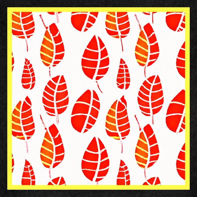 Elegant Leaf Art Neon Aesthetics