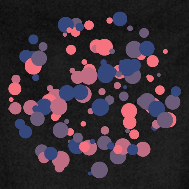 abstract circles pattern