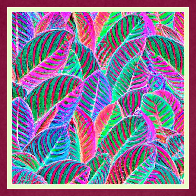 Vivid Leaf Pattern Design