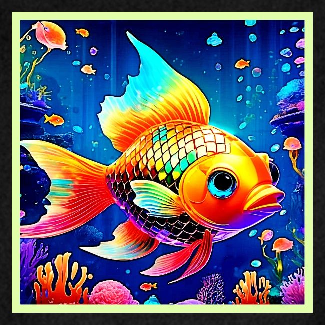 Rainbow Ocean Reef Fish Design