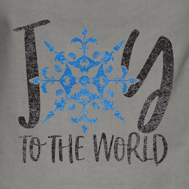 Coastal Christmas Joy to the World Snowflake