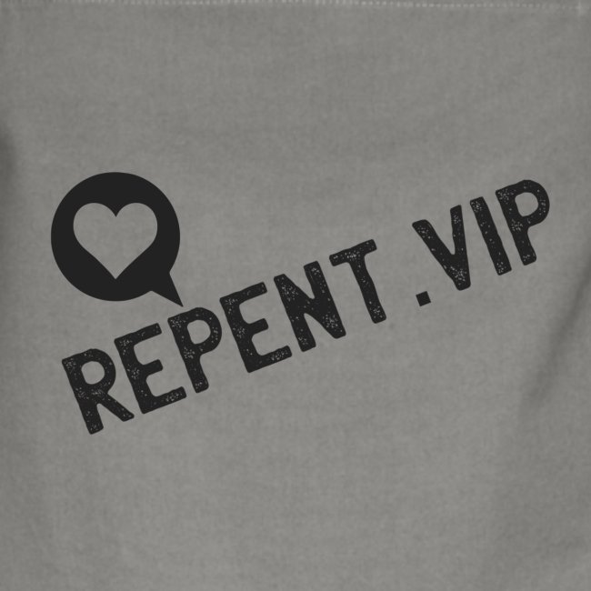 Repent in Black Stamped