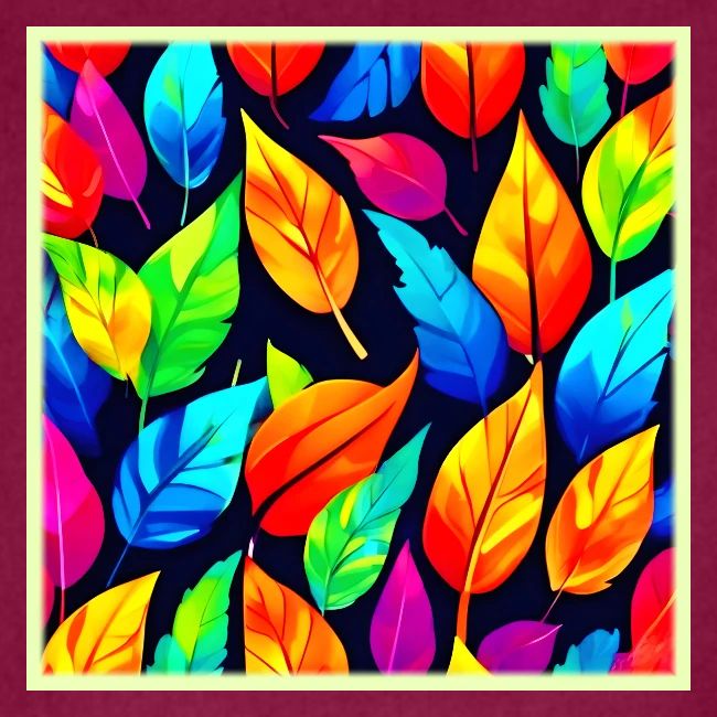 Vibrant Autumn Leaves Pattern