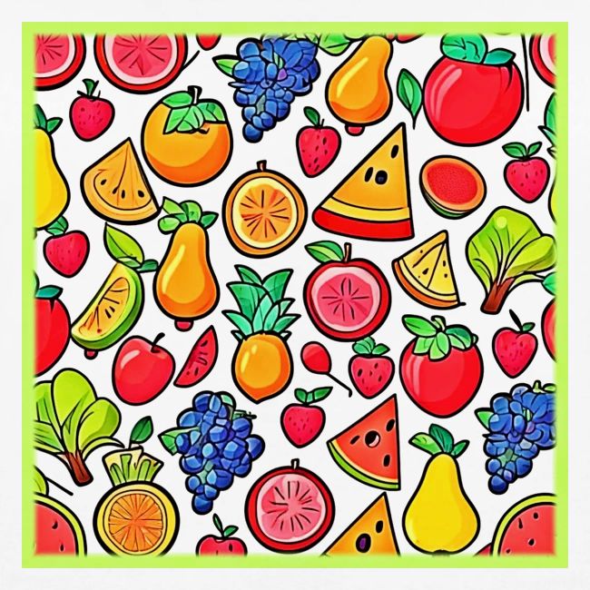 Vibrant Fruit Pattern