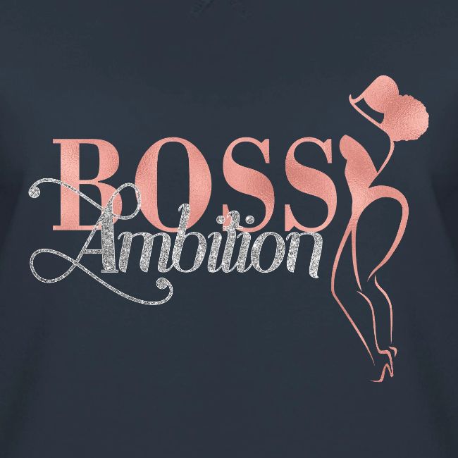 Women Boss Ambition Tshirt Glitter