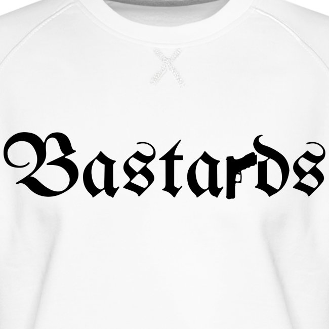 Bastards Gothic Letters Gun (in black letters)