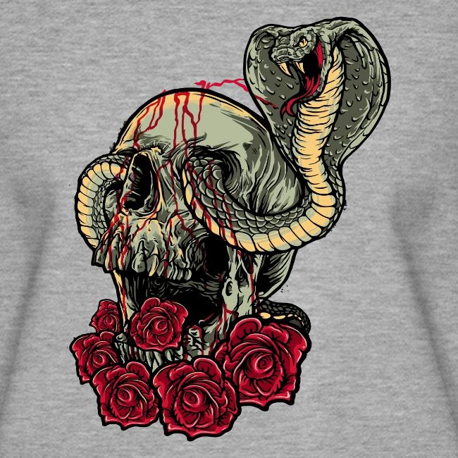 skull and roses tattoo