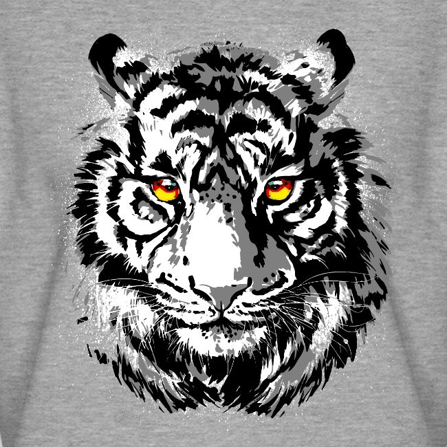 Tiger Head - Tiger Artwork - Wildlife Big Cats