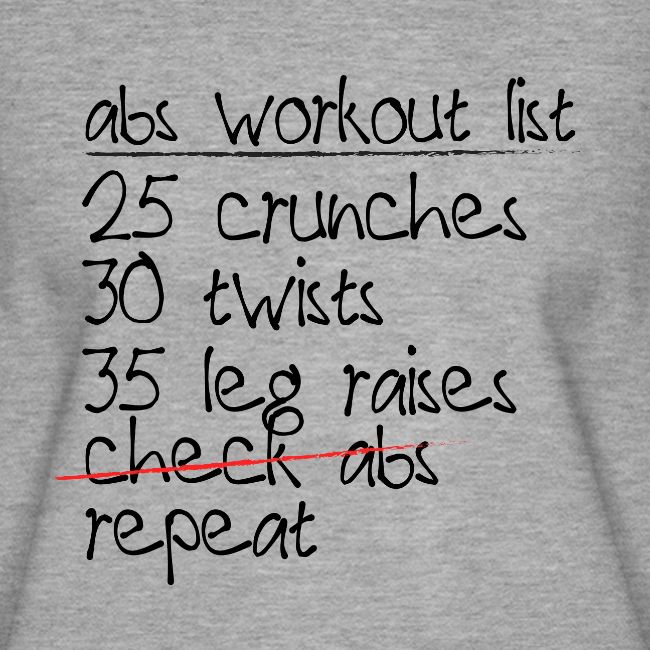 Abs Workout List