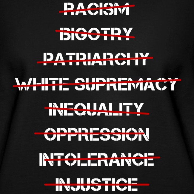 Anti Racism, Anti Bigotry, Anti Patriarchy