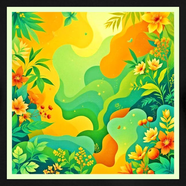 Tropical Foliage Abstract