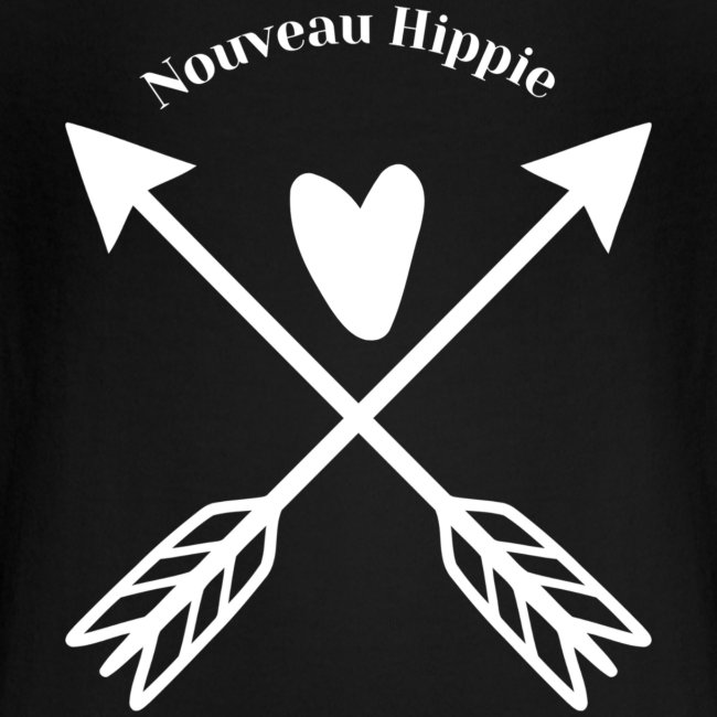 Nouveau Hippie Heart and Arrows