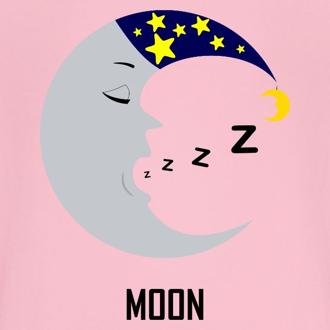 Sleepy Silvery Yawning Moon