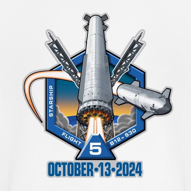 Starship Flight Test 5 - With Date