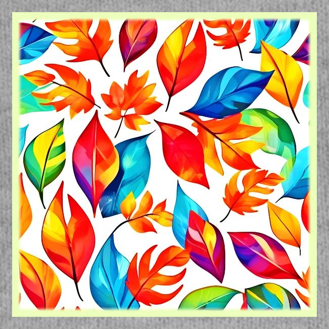 Autumn Leaves Abstract Pattern
