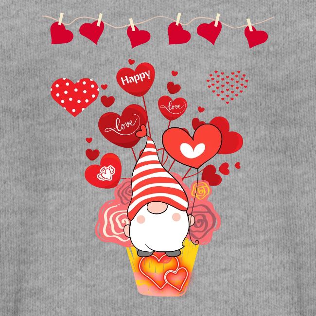 Design wrapped in love hearts, vibrating in love.