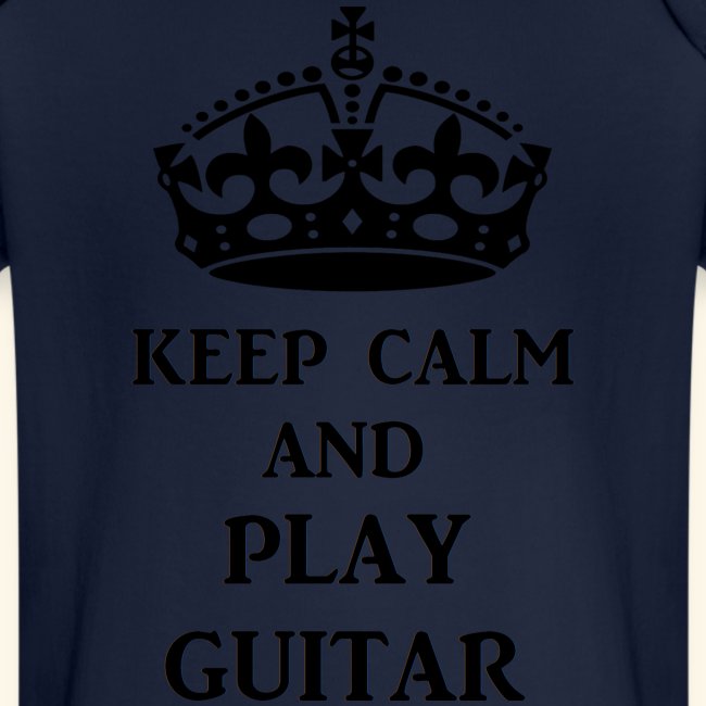 keep calm play guitar blk