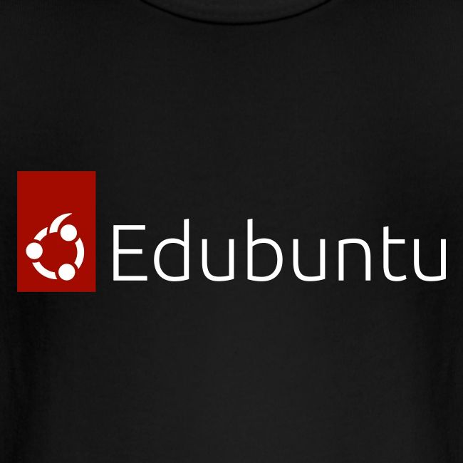 Edubuntu Logo 2023 - White