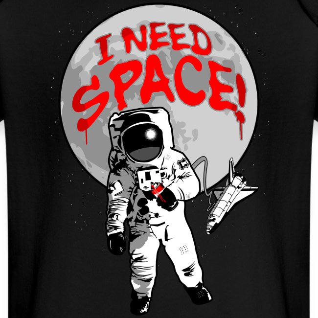 Astronaut - I Need Space - Funny Breakup Grafitti