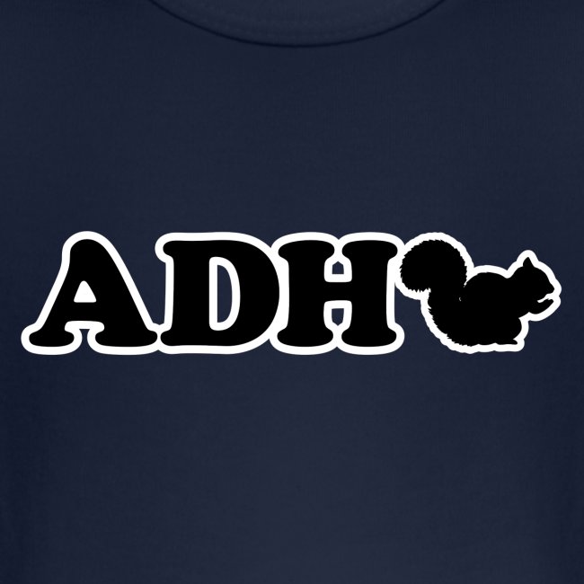 Funny ADHD Squirrel