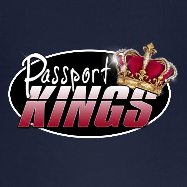 Passport Kings logo for dark shirts