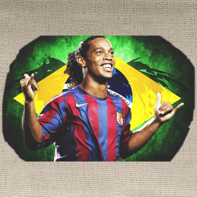 Ronaldinho Brazil/Barca print