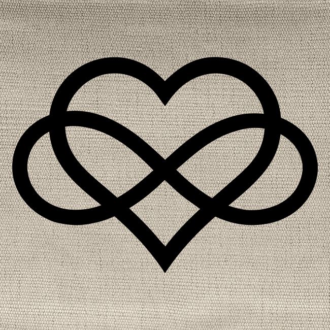 Infinity Heart (black)