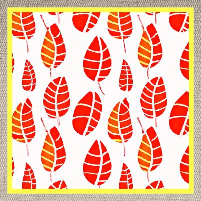 Elegant Leaf Art Neon Aesthetics