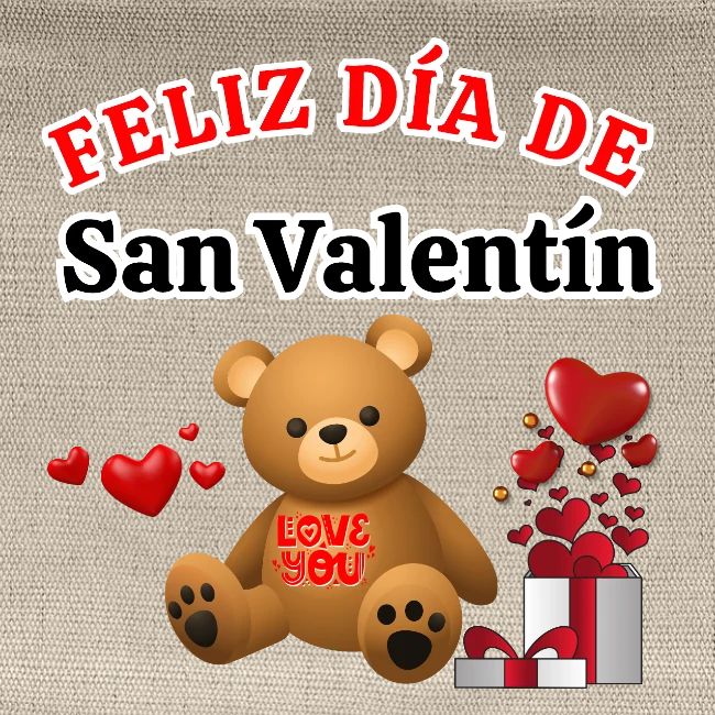 Valentine's Day Celebration Bears Love Hearts.